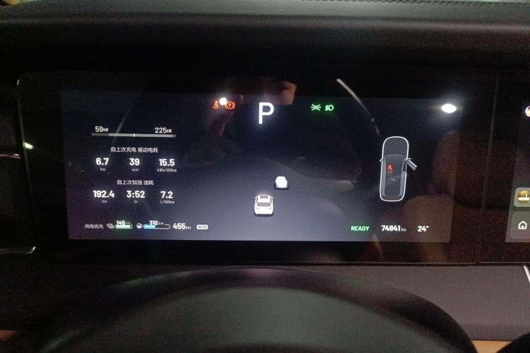 Used Li Auto ONE 2021 Extended-Range 6-Seater Version Instrument Cluster