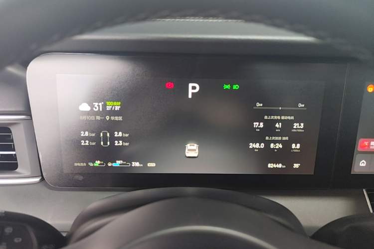 Used Li Auto ONE 2021 Extended-Range 6-Seater Version Instrument Cluster