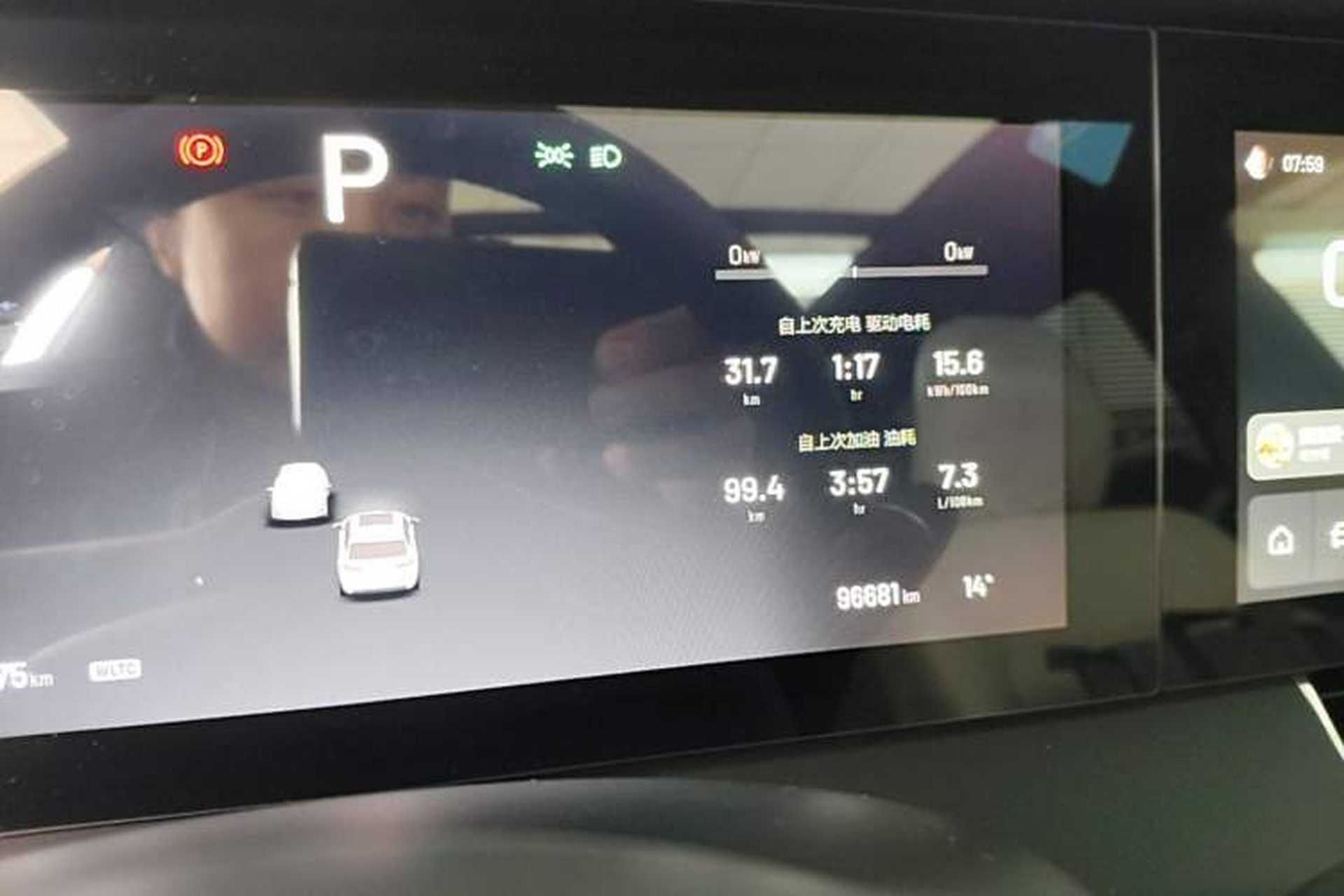 Used Li Auto ONE 2021 Extended-Range 6-Seater Version Instrument Cluster