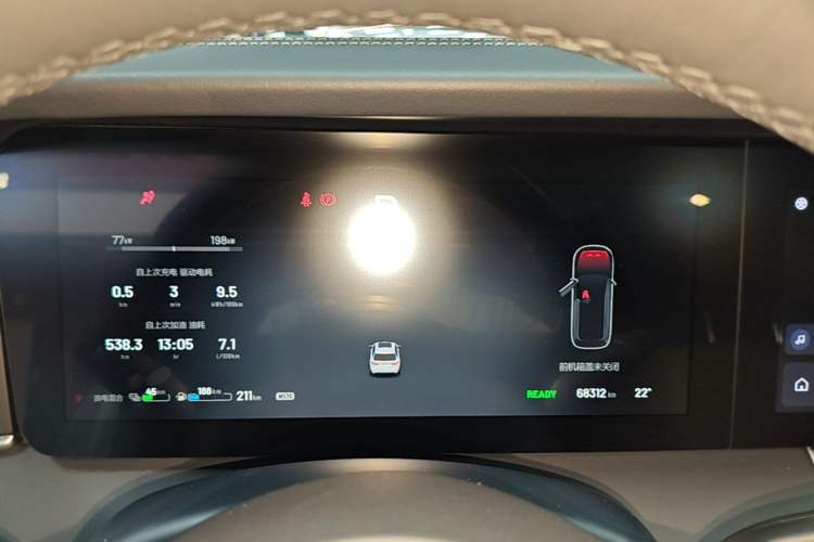 Used Li Auto ONE 2021 Extended-Range 6-Seater Version Instrument Cluster