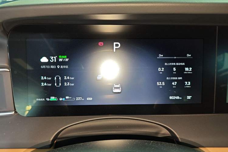 Used Li Auto ONE 2021 Extended-Range 6-Seater Version Instrument Cluster
