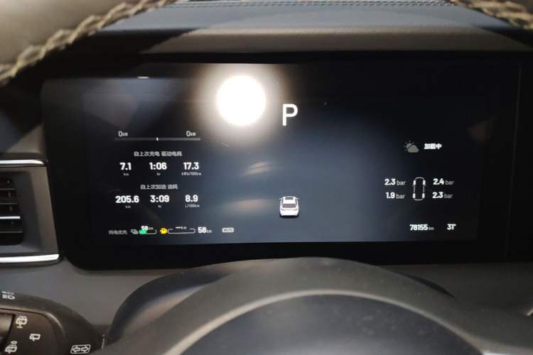 Used Li Auto ONE 2021 Extended-Range 6-Seater Version Instrument Cluster