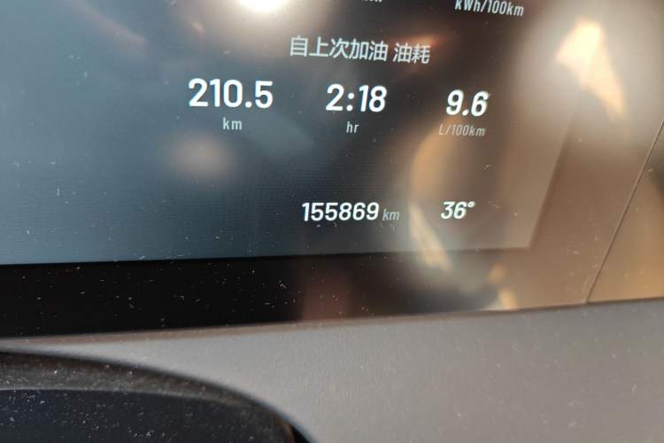 Used Li Auto ONE 2021 Extended-Range 6-Seater Version Odometer Close Up