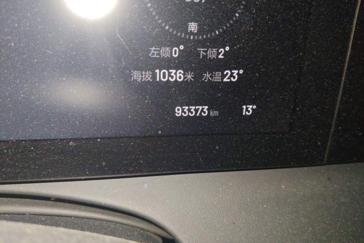 Used Li Auto ONE 2021 Extended-Range 6-Seater Version Odometer Close Up