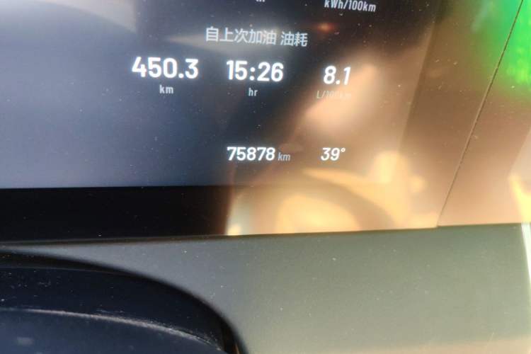 Used Li Auto ONE 2021 Extended-Range 6-Seater Version Odometer Close Up
