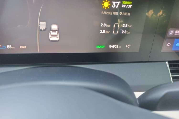 Used Li Auto ONE 2021 Extended-Range 6-Seater Version Odometer Close Up