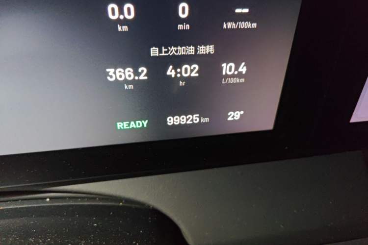 Used Li Auto ONE 2021 Extended-Range 6-Seater Version Odometer Close Up