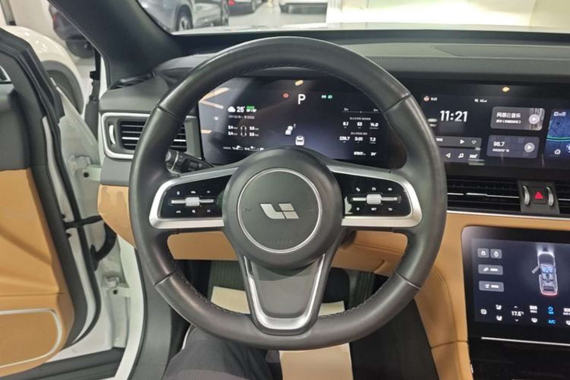 Used Li Auto ONE 2021 Extended-Range 6-Seater Version Steering Wheel
