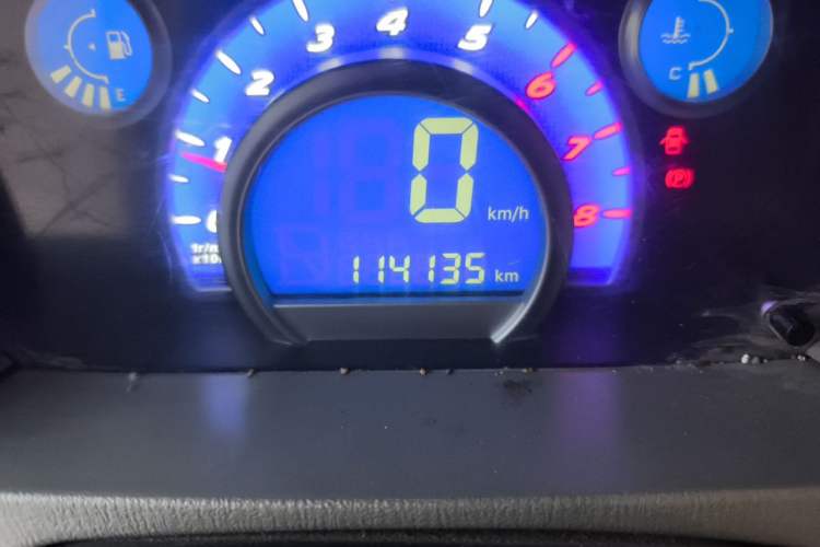Used Lifan Auto 320 2012 Champion Edition 1.3L Manual Cool Leap Model Odometer Close Up