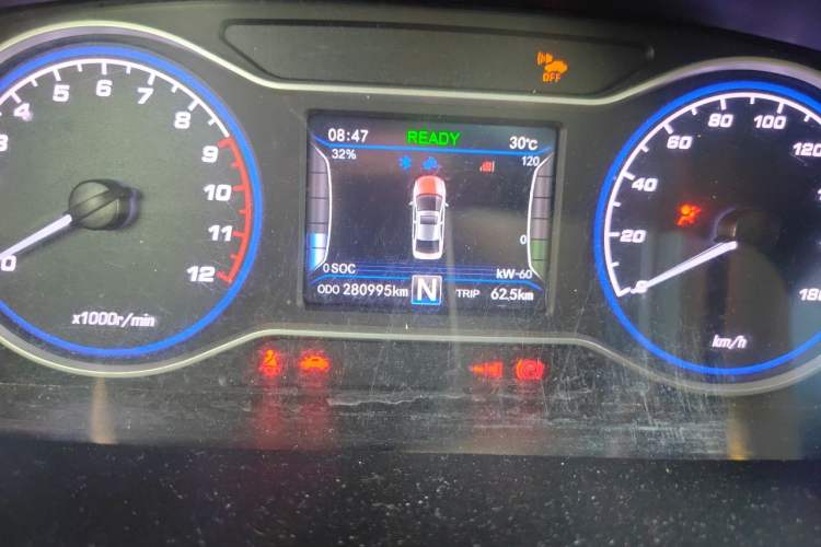 Used Lifan Auto 650EV 2018 Luxury Model Odometer Close Up