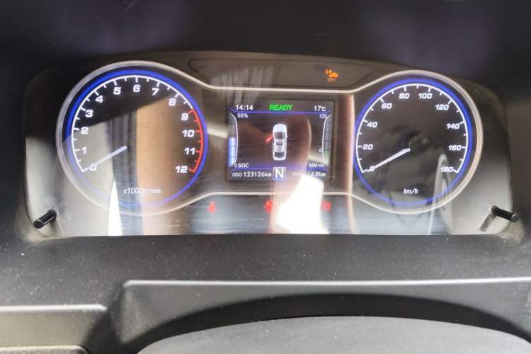 Used Lifan Auto 650EV 2018 Luxury Model Odometer Close Up