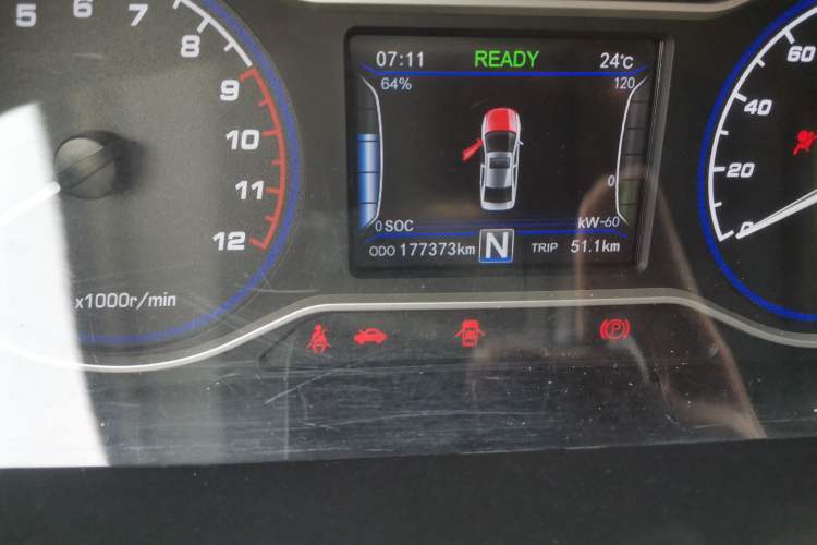 Used Lifan Auto 650EV 2018 Luxury Model Odometer Close Up