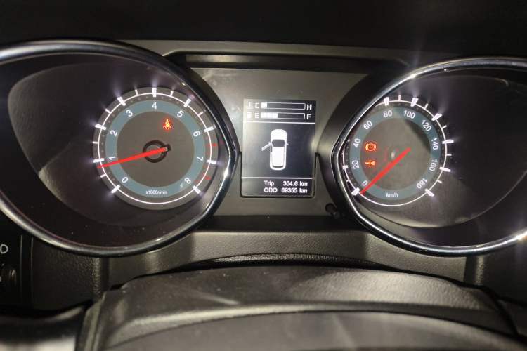 Used Lifan Auto Myway 2016 1.5L Manual Elite Version Odometer Close Up