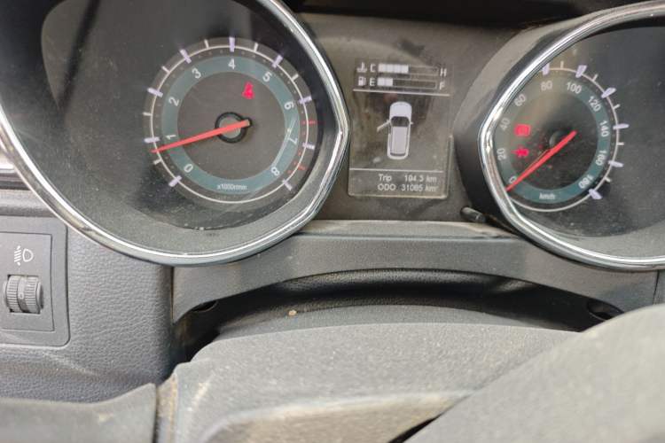 Used Lifan Auto Myway 2016 1.5L Manual Elite Version Odometer Close Up