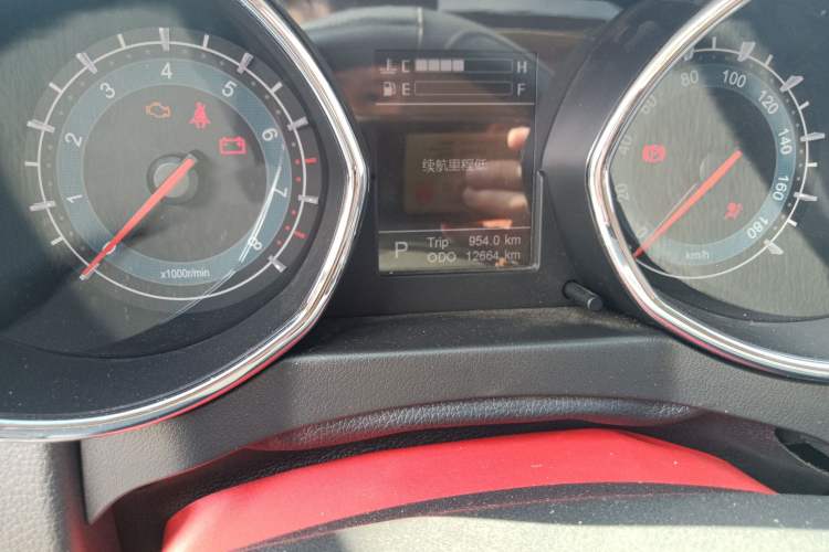 Used Lifan Auto Myway 2016 1.5L Automatic Smart Enjoyment Model Odometer Close Up