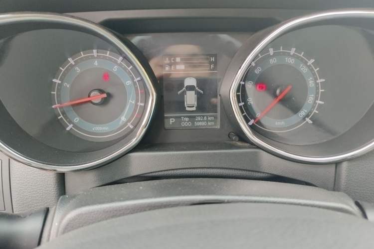 Used Lifan Auto Myway 2016 1.5L Automatic Smart Enjoyment Model Odometer Close Up