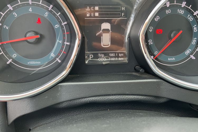 Used Lifan Auto Myway 2016 1.5L Automatic Smart Enjoyment Model Odometer Close Up