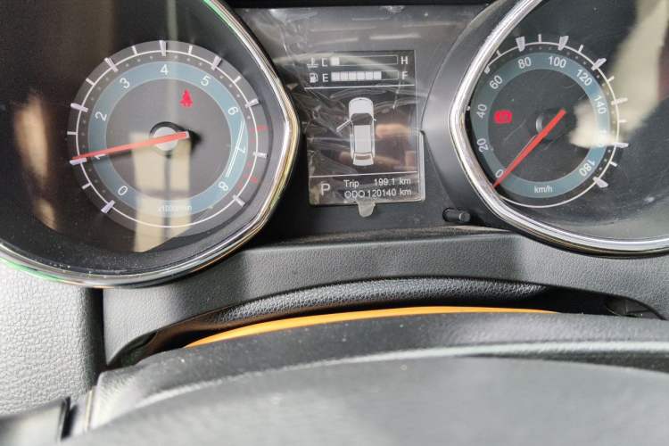 Used Lifan Auto Myway 2016 1.5L Automatic Smart Enjoyment Model Odometer Close Up