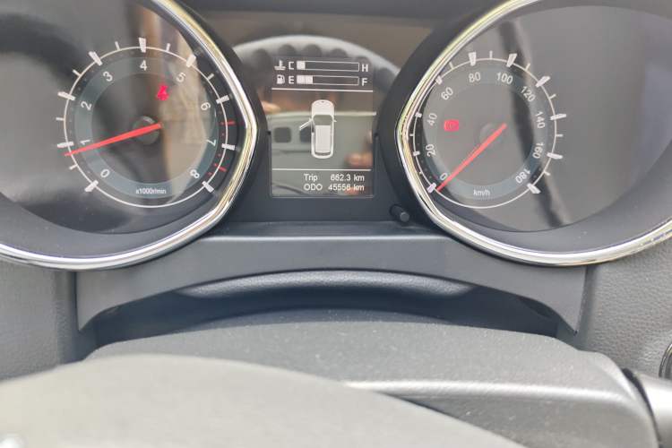 Used Lifan Auto Myway 2017 1.8L Manual Elite Model Odometer Close Up