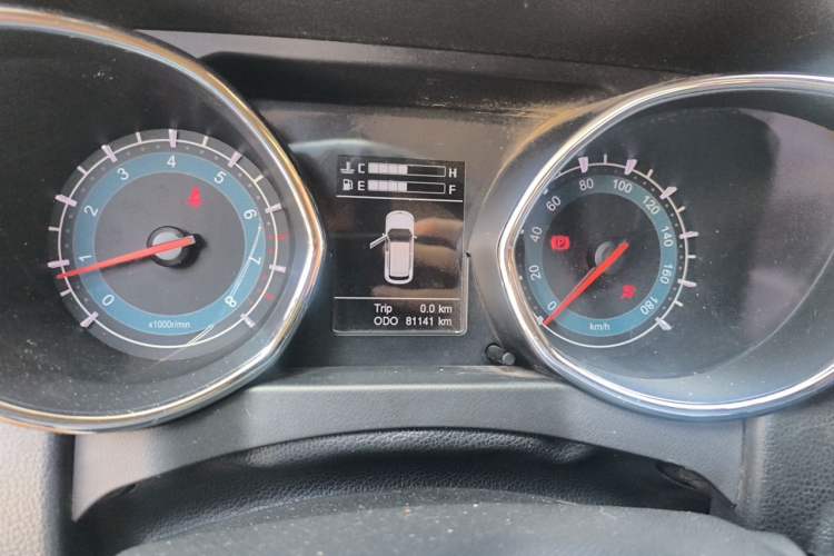 Used Lifan Auto Myway 2017 1.8L Manual Elite Model Odometer Close Up