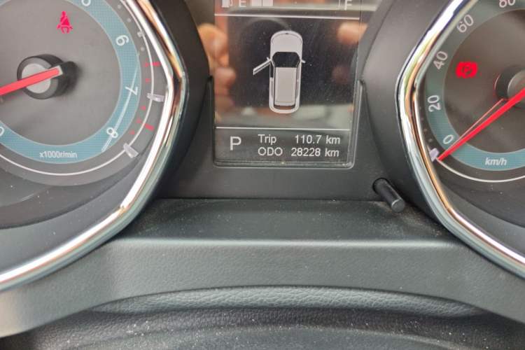 Used Lifan Auto Myway 2017 1.8L Automatic Luxury Model Odometer Close Up