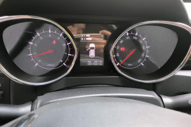 Used Lifan Auto Myway 2017 1.8L Manual Elite Model Odometer Close Up