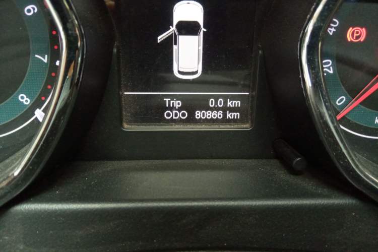 Used Lifan Auto Myway 2017 1.8L Manual Elite Model Odometer Close Up