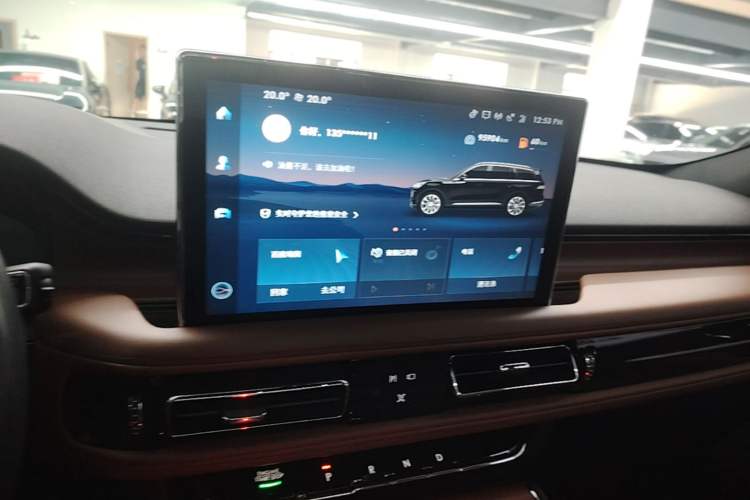 Used Lincoln Aviator 2020 3.0T V6 All-Wheel Drive Executive Version Audio And AC Panel