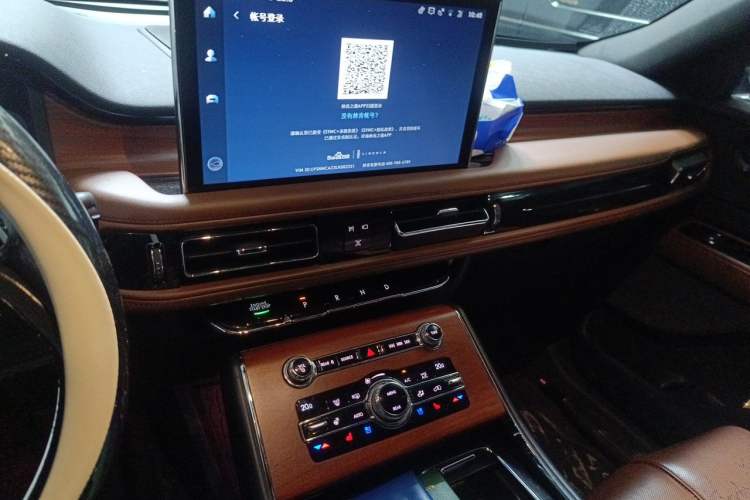 Used Lincoln Aviator 2020 3.0T V6 Four-Wheel Drive Zunya Edition Audio And AC Panel