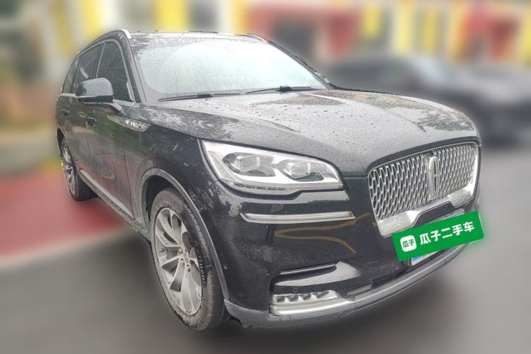 Used Lincoln Aviator 2020 3.0T V6 All-Wheel Drive Executive Version Front Right 45 Deg