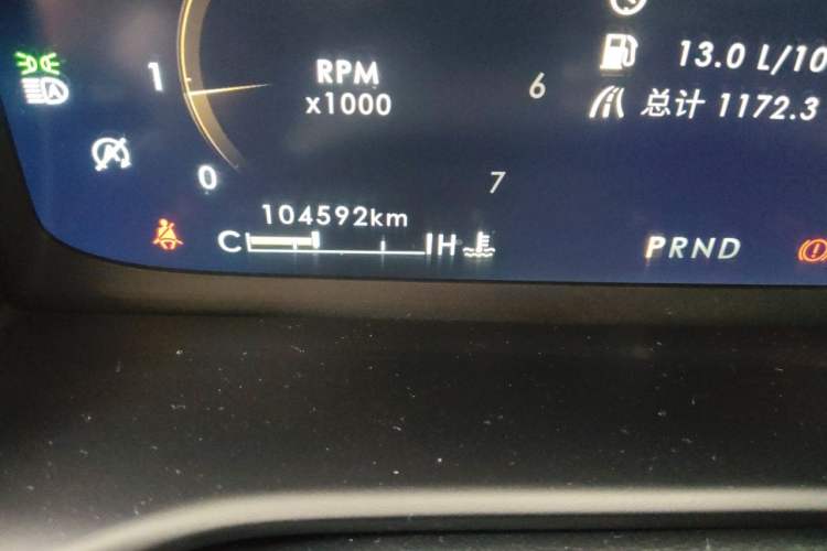Used Lincoln Aviator 2020 3.0T V6 Four-Wheel Drive Premium Edition Odometer Close Up