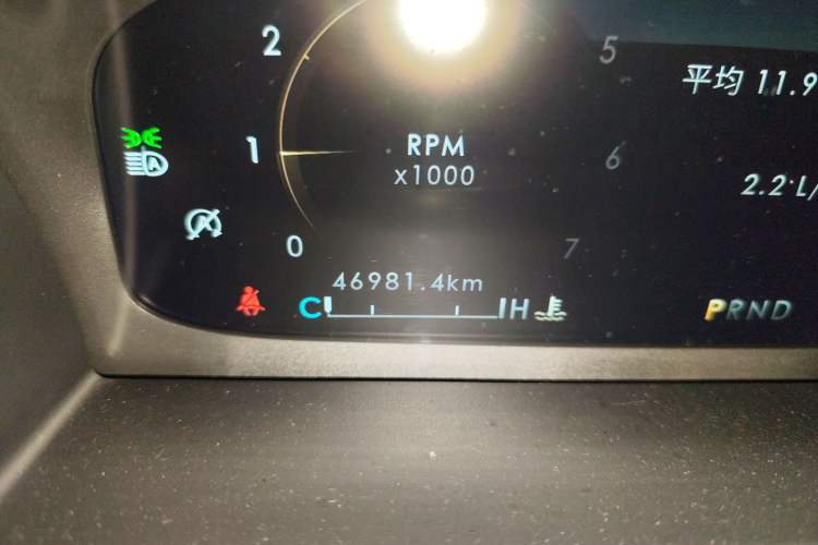 Used Lincoln Aviator 2020 3.0T V6 Four-Wheel Drive Zunya Edition Odometer Close Up