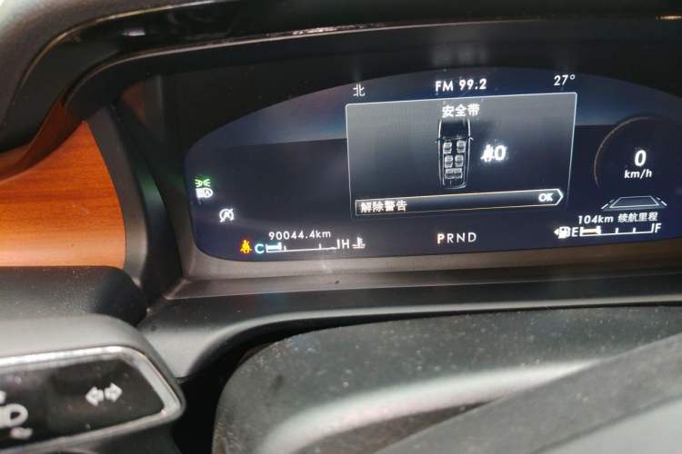 Used Lincoln Aviator 2020 3.0T V6 Four-Wheel Drive Premium Edition Odometer Close Up