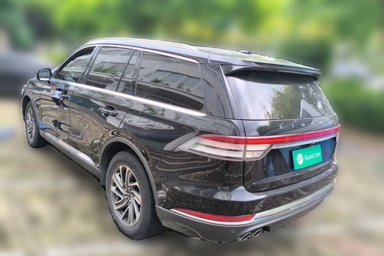 Used Lincoln Aviator 2020 3.0T V6 All-Wheel-Drive Premium Edition Rear Left 45 Deg