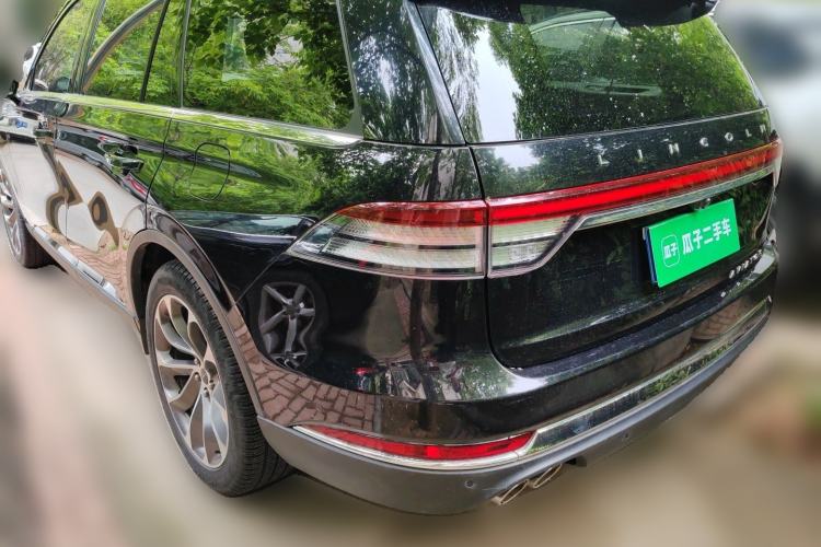 Used Lincoln Aviator 2020 3.0T V6 All-Wheel Drive Executive Version Rear Left 45 Deg