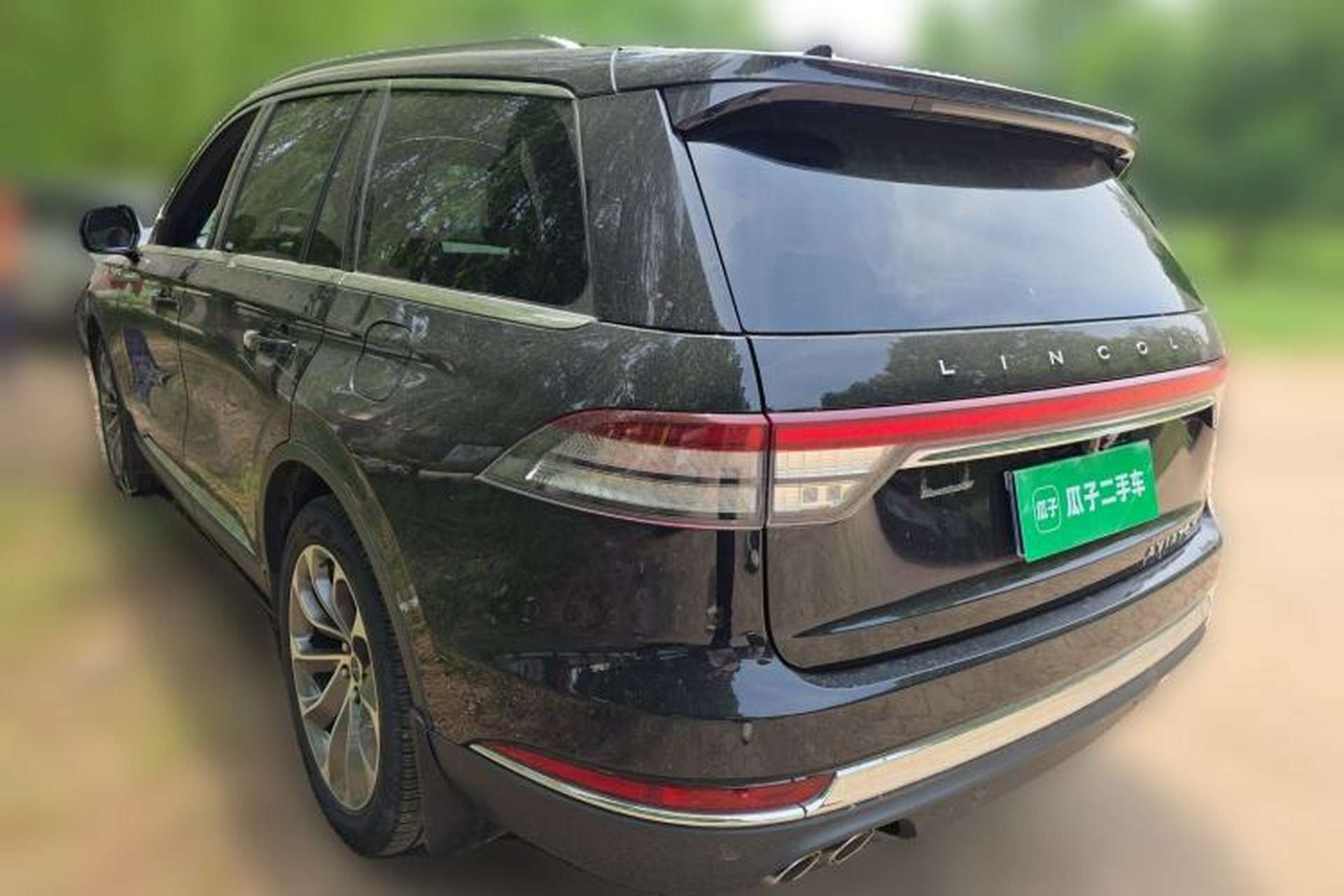 Used Lincoln Aviator 2020 3.0T V6 All-Wheel Drive Executive Version Rear Left 45 Deg