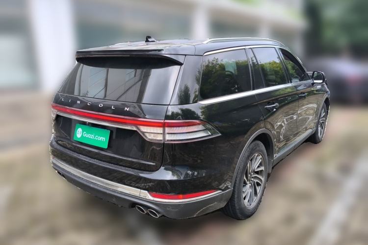 Used Lincoln Aviator 2020 3.0T V6 All-Wheel-Drive Premium Edition Rear Right 45 Deg
