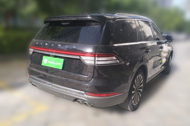 Used Lincoln Aviator 2020 3.0T V6 All-Wheel-Drive Luxury Edition Rear Right 45 Deg