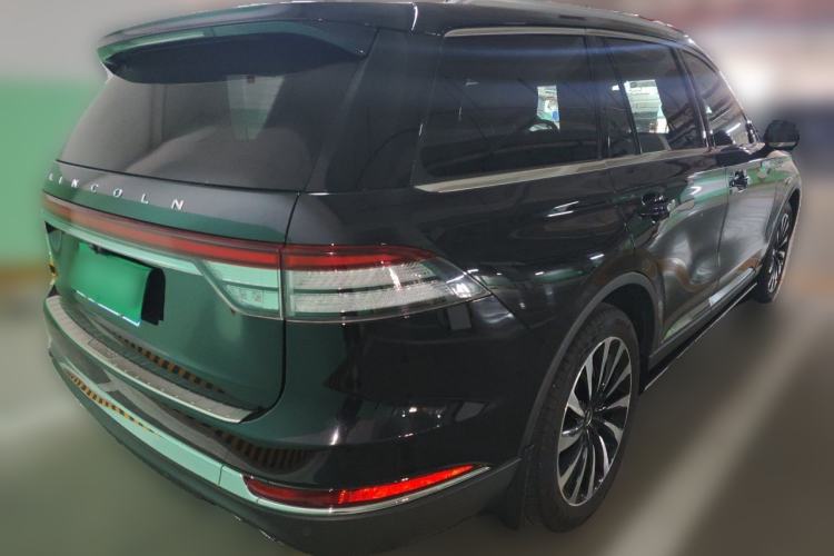 Used Lincoln Aviator 2020 3.0T V6 All-Wheel-Drive Premium Edition Rear Right 45 Deg