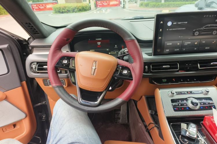 Used Lincoln Aviator 2020 3.0T V6 Four-Wheel Drive Presidential Edition Steering Wheel