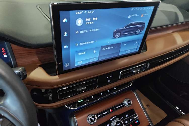 Used Lincoln Aviator 2020 3.0T V6 Four-Wheel Drive Zunya Edition Audio And AC Panel
