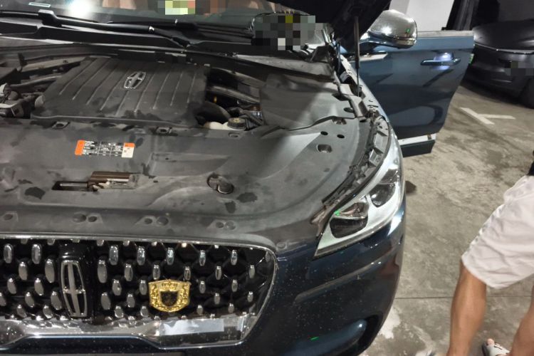 Used Lincoln Aviator 2020 3.0T V6 Four-Wheel Drive Presidential Edition Engine Bay Left