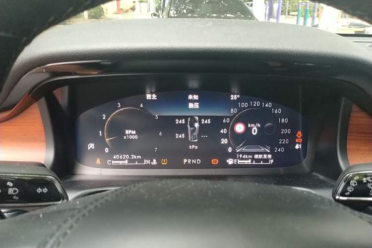 Used Lincoln Aviator 2020 3.0T V6 Four-Wheel Drive Premium Edition Instrument Cluster