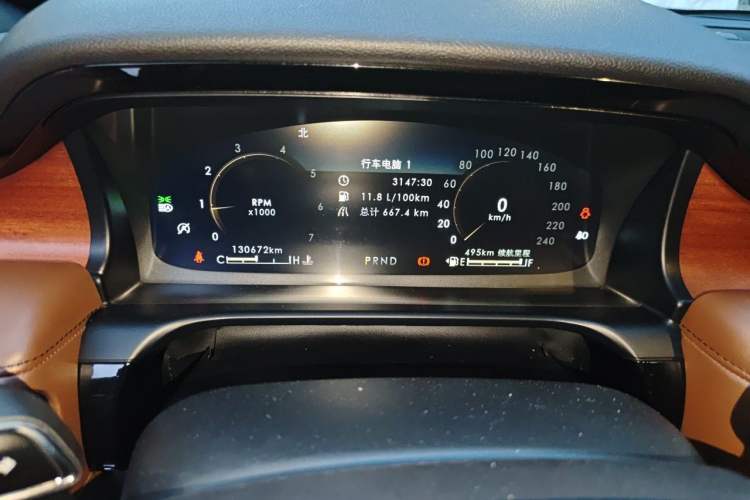 Used Lincoln Aviator 2020 3.0T V6 All-Wheel Drive Executive Version Instrument Cluster