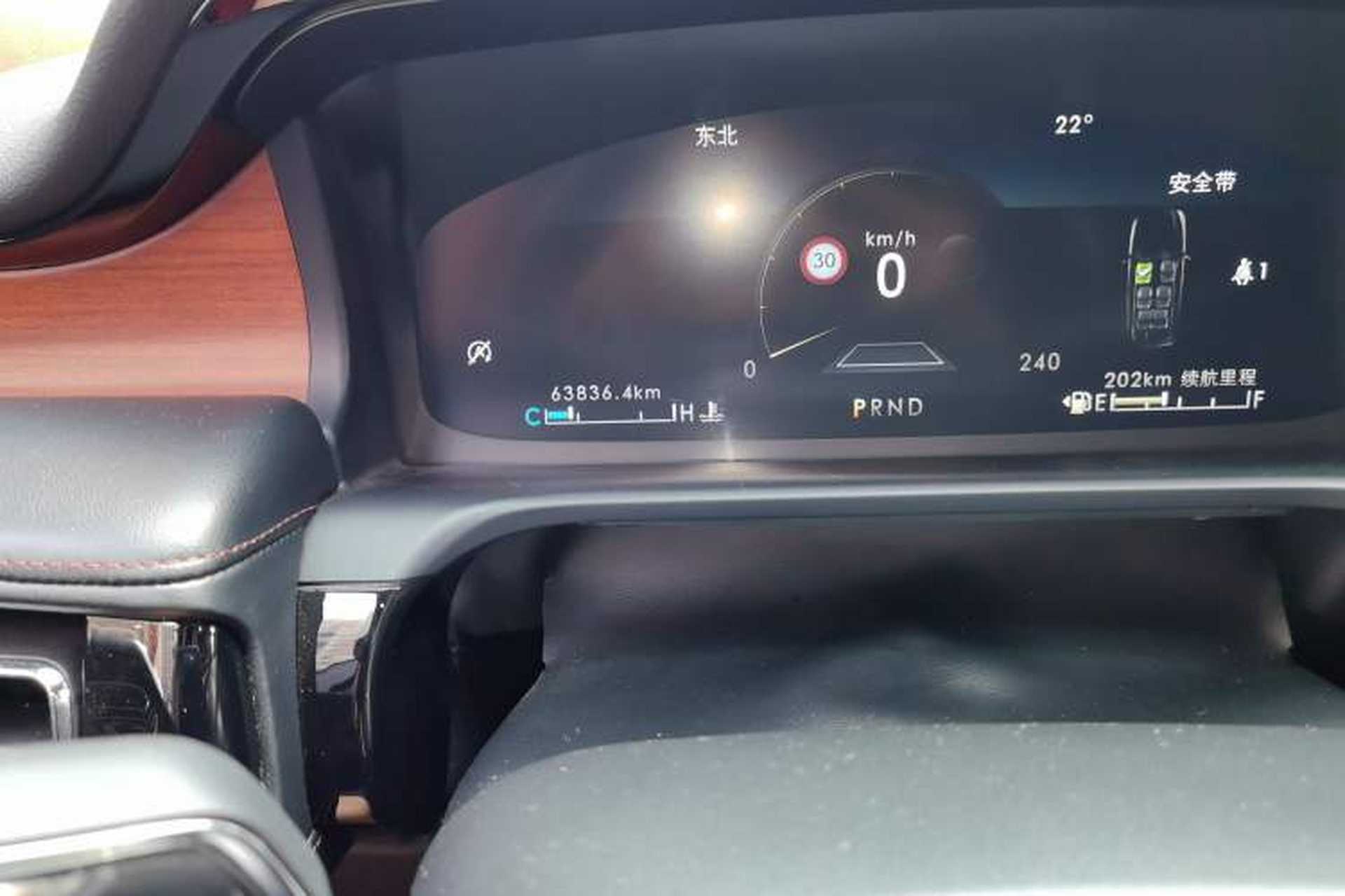Used Lincoln Aviator 2020 3.0T V6 Four-Wheel Drive Premium Edition Odometer Close Up
