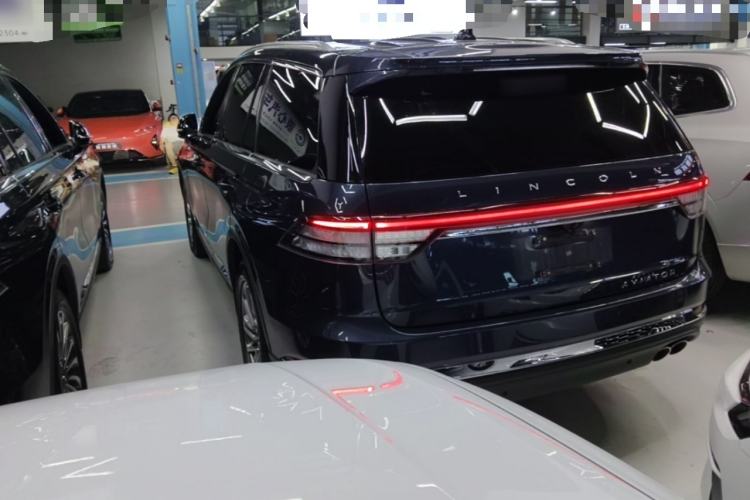 Used Lincoln Aviator 2020 3.0T V6 Four-Wheel Drive Premium Edition Rear Left 45 Deg