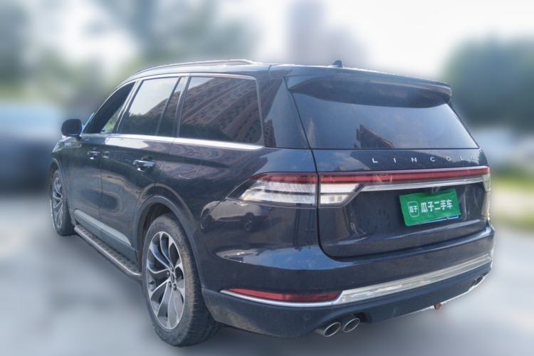 Used Lincoln Aviator 2020 3.0T V6 All-Wheel Drive Executive Version Rear Left 45 Deg