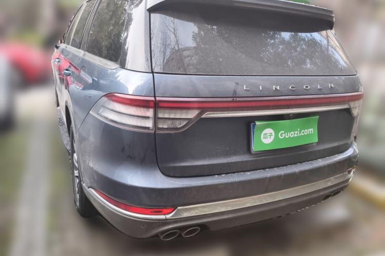 Used Lincoln Aviator 2020 3.0T V6 All-Wheel-Drive Premium Edition Rear Left 45 Deg