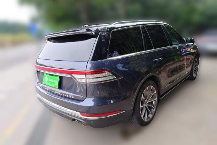Used Lincoln Aviator 2020 3.0T V6 All-Wheel Drive Executive Version Rear Right 45 Deg