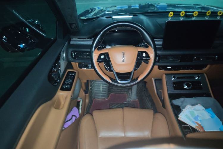 Used Lincoln Aviator 2020 3.0T V6 Four-Wheel Drive Presidential Edition Steering Wheel